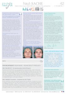 Newsletter haut-Sache Ausgabe 42 | hautok und hautok cosmetics