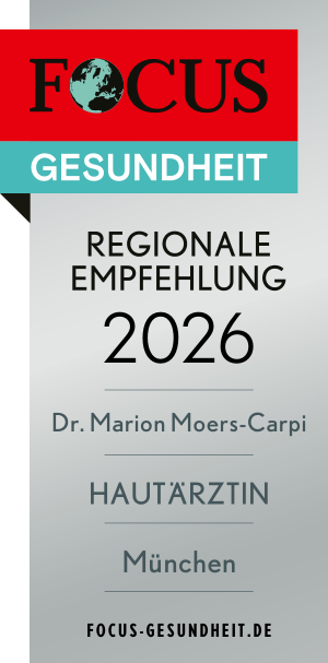 _2026_dr-marion-moers-carpi_hautärztin_münchen_focus-gesundheit FOCUS-Empfehlungssiegel 2026 - Regionale Empfehlung: Hausärztin
