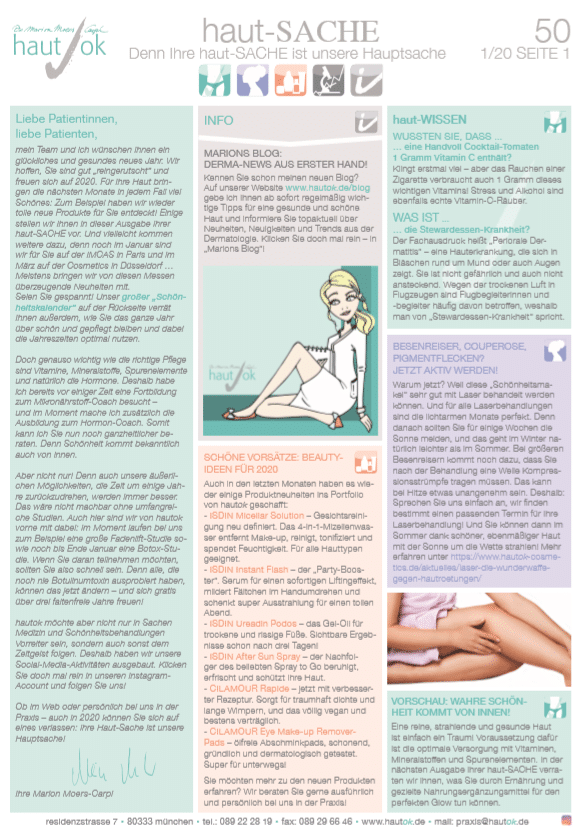 Vorschaubild hautSache Ausgabe 50 | hautOK
