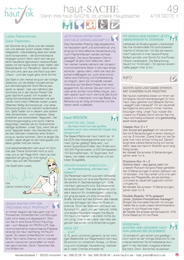 Vorschaubild hautSache Ausgabe 49 | hautOK