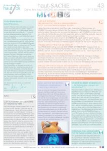 Newsletter haut-Sache Ausgabe 43 | hautok und hautok cosmetics