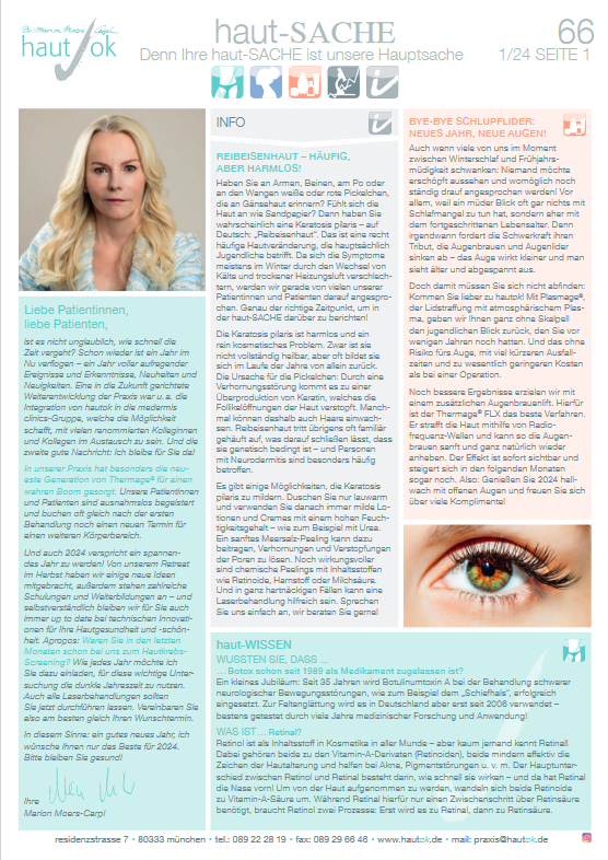 Newsletter neuer Thermage hautsache 66