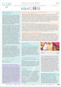 Vorschaubild hautSache Ausgabe 46 | hautok und hautok cosmetics