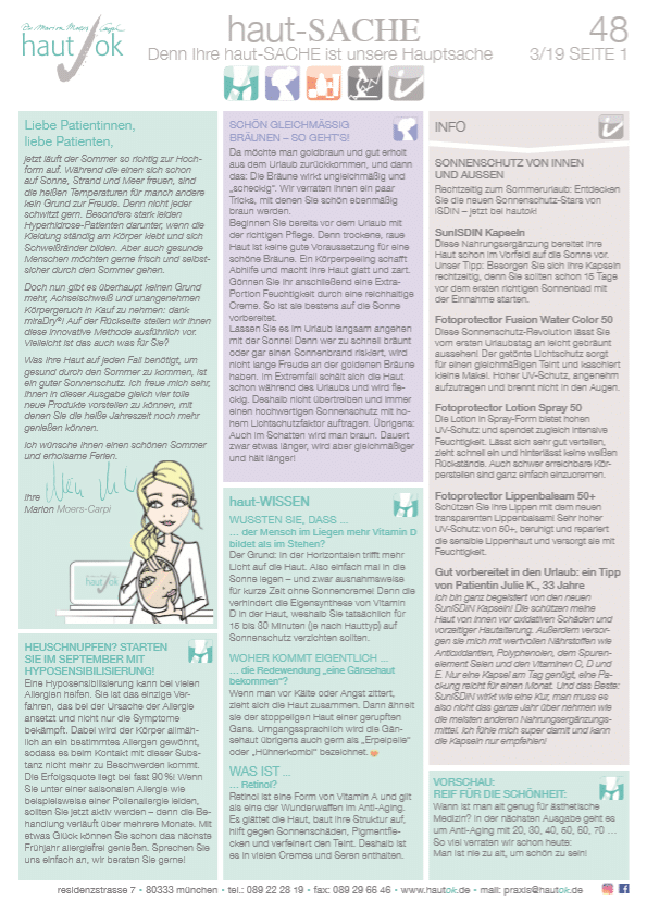 Vorschaubild hautSache Ausgabe 48 | hautOK